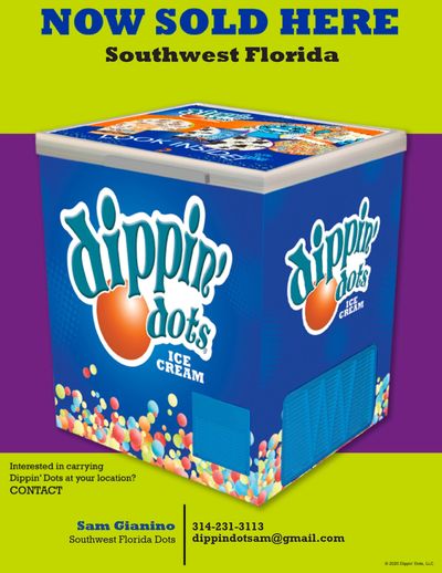 Dippin Dots Ice Cream Freezer