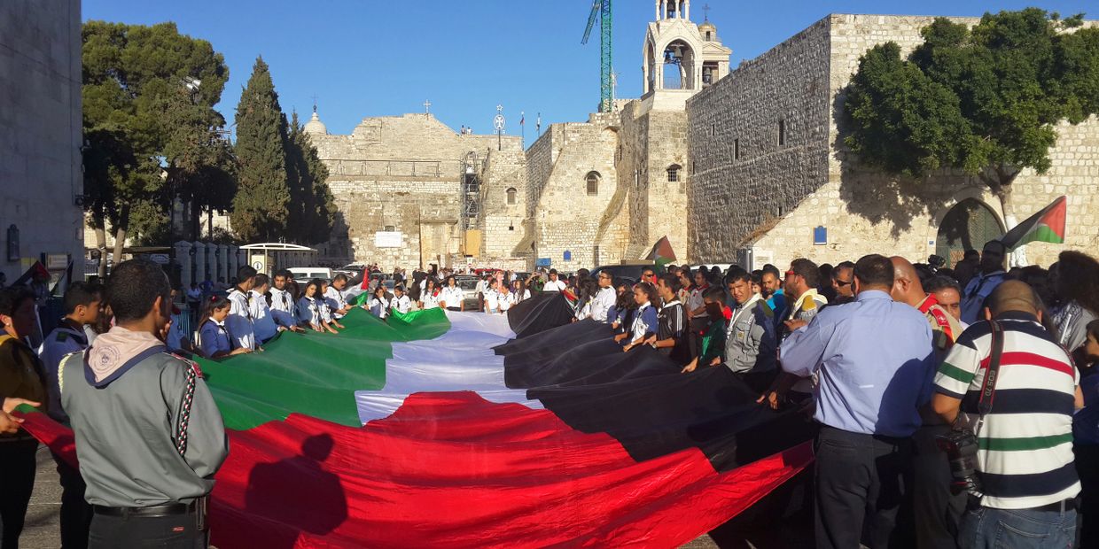 Manger square, Bethlehem, Palestine