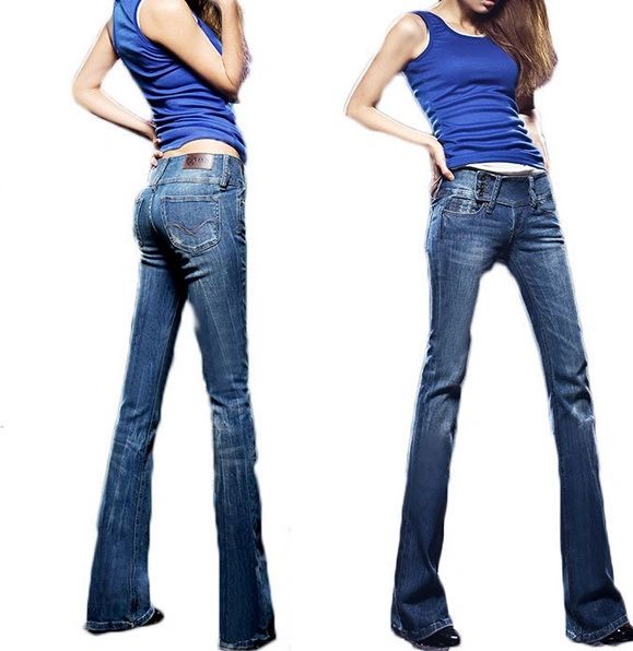 Denim Pants Flare Women Jeans Pants Feminina FRANPGH