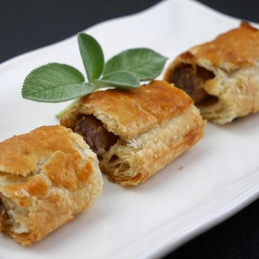 Sausage and Onion Roll for Afternoon Tea