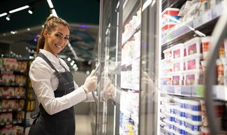 Commercial fridge and freezer door seal replacement