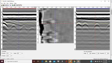 concrete scanning GPR core drill saw cut locate rebar post tension cables conduit Charlotte NC SC