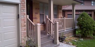PVC Column Wrap installation and Replacement porch column exterior Toronto GTA Oakville Burlington 