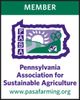 Logo - Member of the Pennsylvania Association for Sustainable Agriculture; www.pasafarming.org