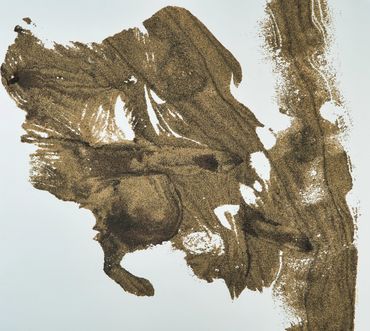 sediment peel lacker peel art lakeshore sand artwork