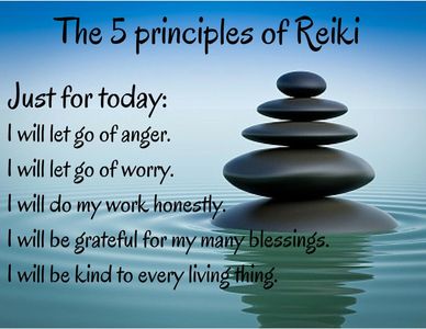 5 principles of reiki