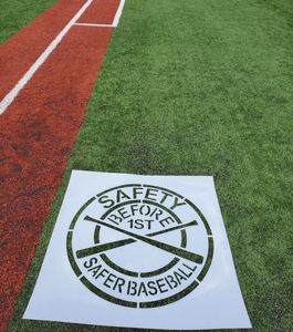 Safer Baseball Safety Target Symbol Stencil