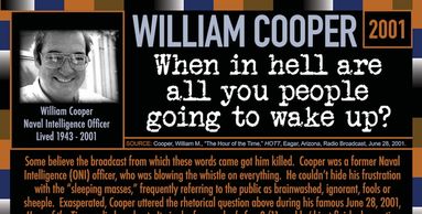 Milton William Cooper wondering when we are going to wake up in the 401 Quote Card Series by GPM.
