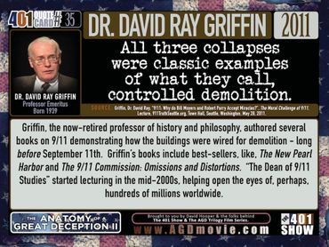 All three collapses were classic examples of what they call controlled demolition. 401 Quotes.