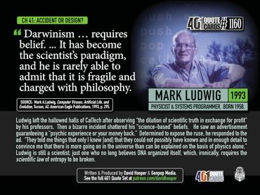 Darwinism requires belief. It has become the scientist's paradigm ... Mark Ludwig Quote.