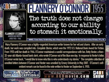 Flannery O'Connor Quote: Truth does not change according to our ability to stomach it emotionally.