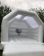 White Wedding Bouncy Castle Dorset