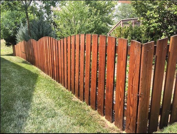 After Wooden Fence Restoration and Pressure Washing Granville, Ohio. Jett Power Washing