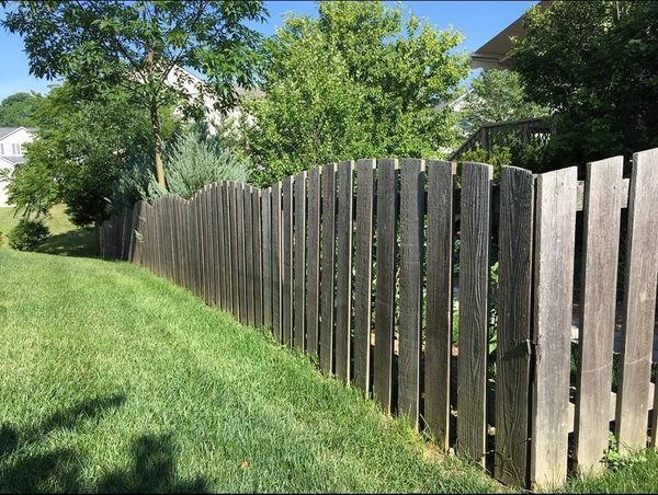 Before Wooden Fence Restoration and Pressure Washing Granville, Ohio. Jett Power Washing