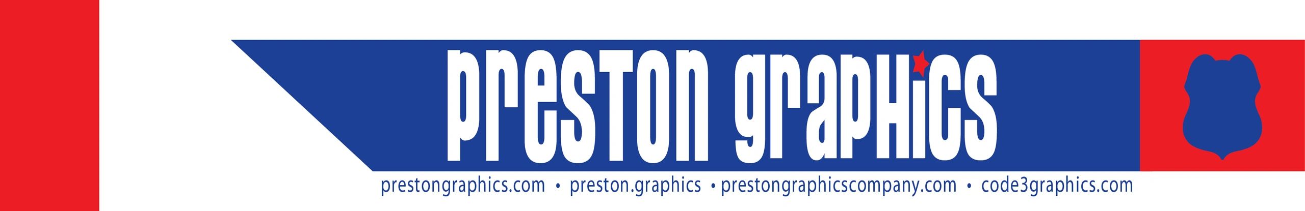 prestongraphics.com code3graphics.com prestongraphicscompany.com preston.graphics