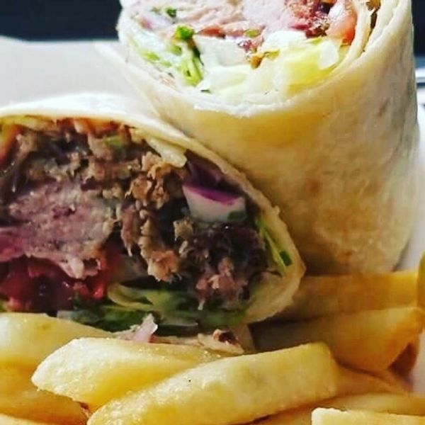 Smokeitup Wraps with your choice of Pork or Chicken.