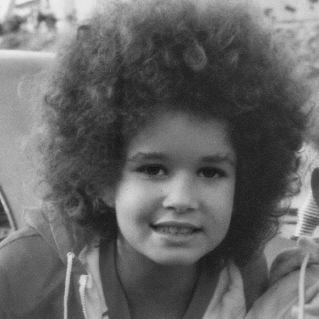 Joanne as a child