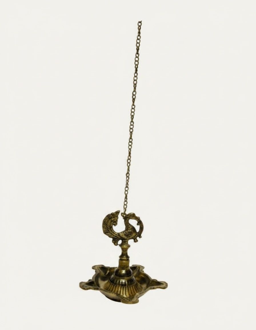 Hanging Peacock Diya