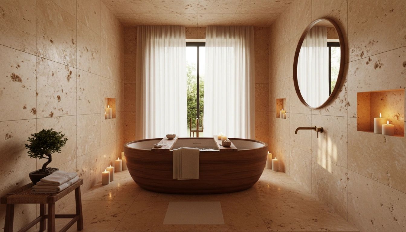 Luxury bathroom vanity