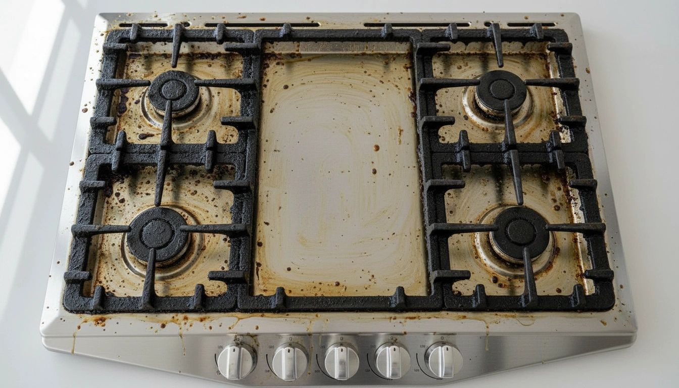 Before — Stovetop & Oven