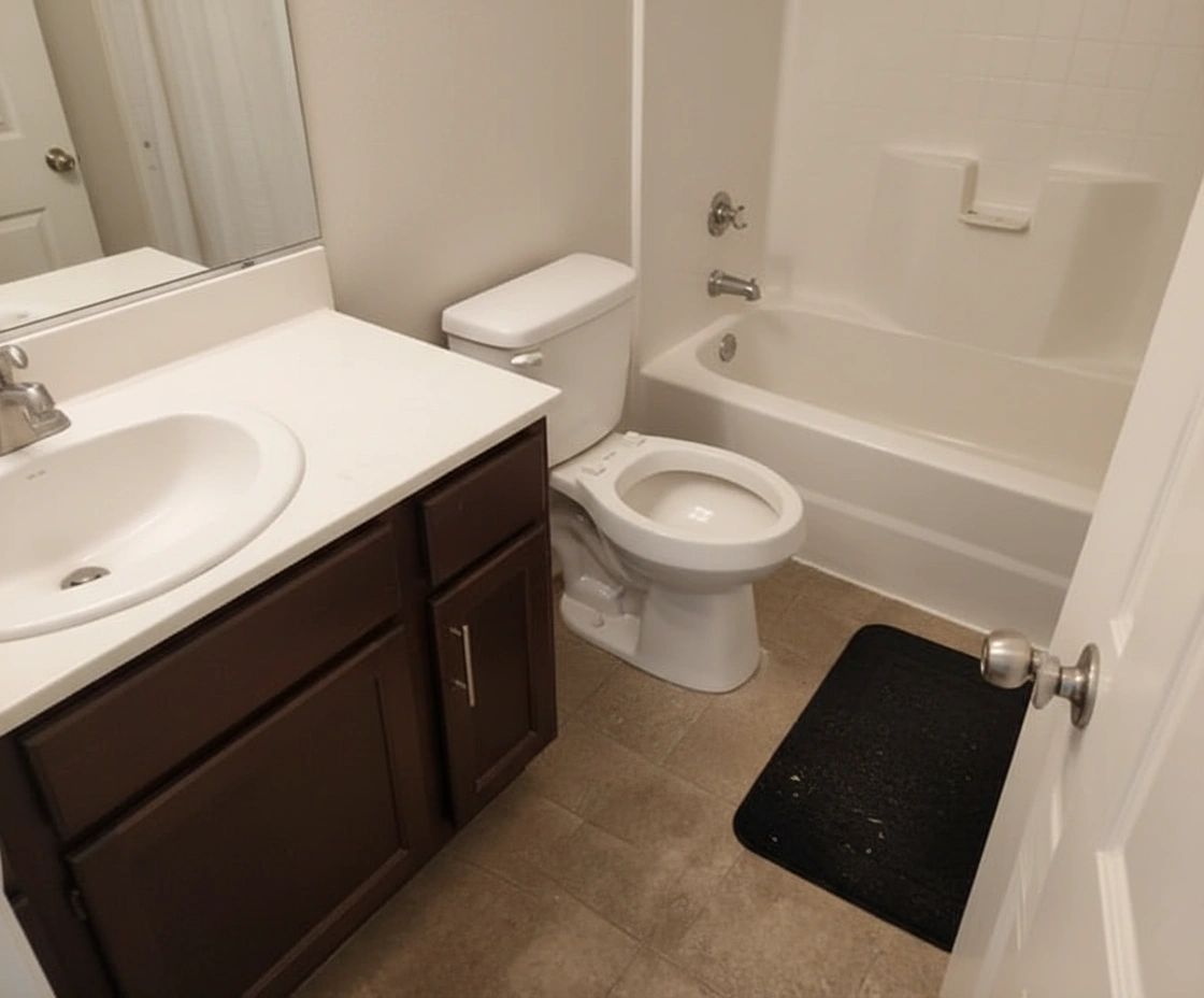 After — Bathroom Sanitize