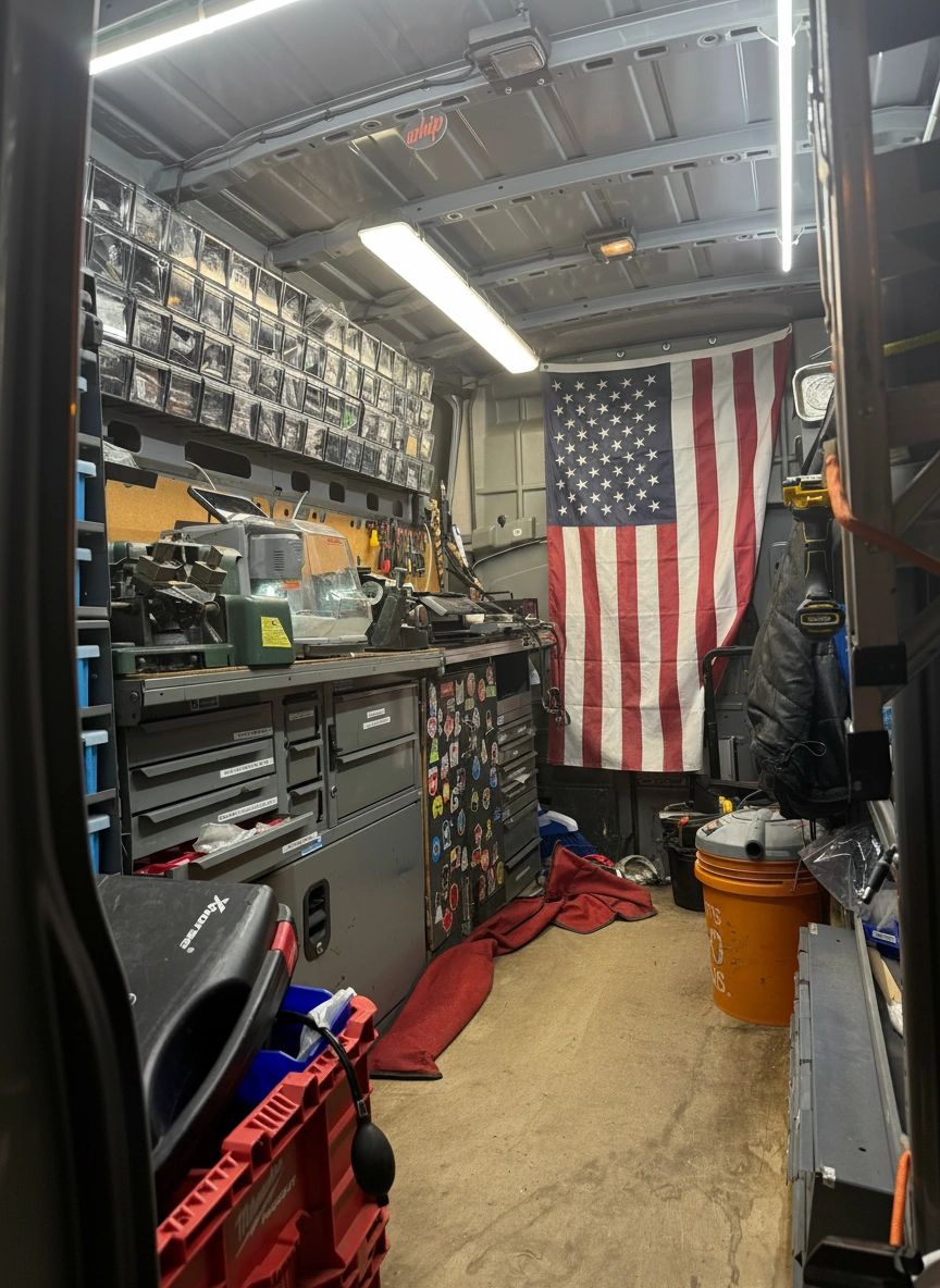 Key Tec LLC locksmith service vehicle
