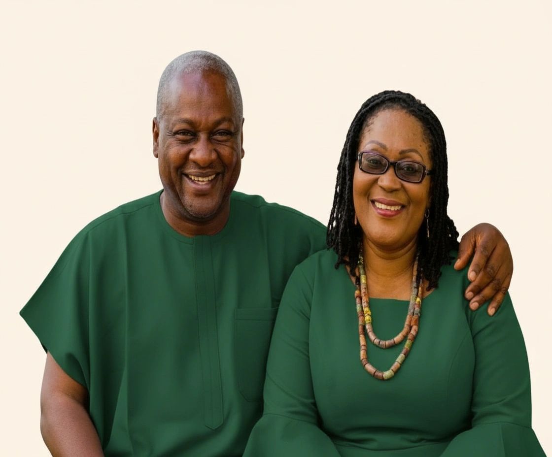President John Dramani Mahama and First Lady Lordina Mahama