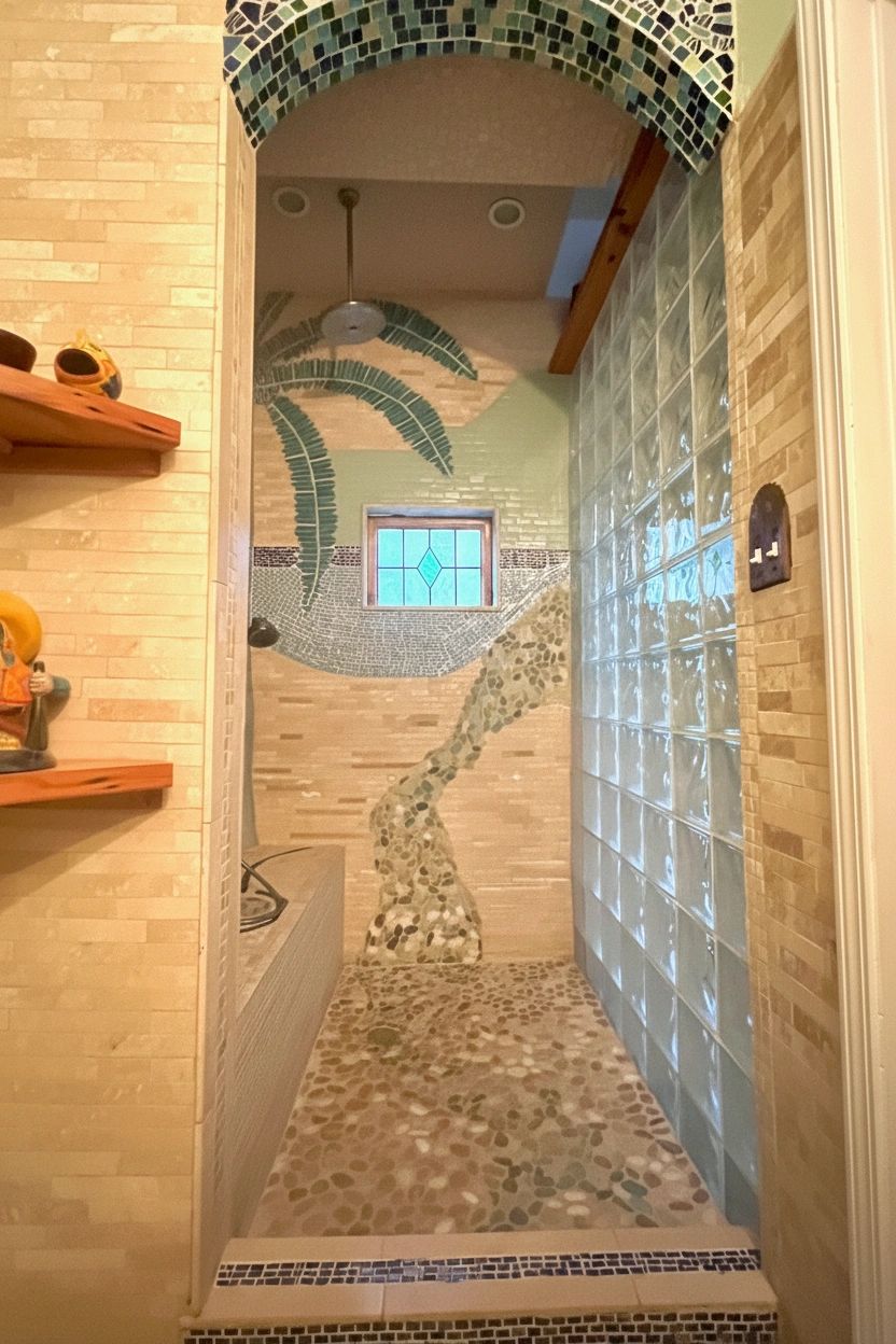 Mosaic Shower