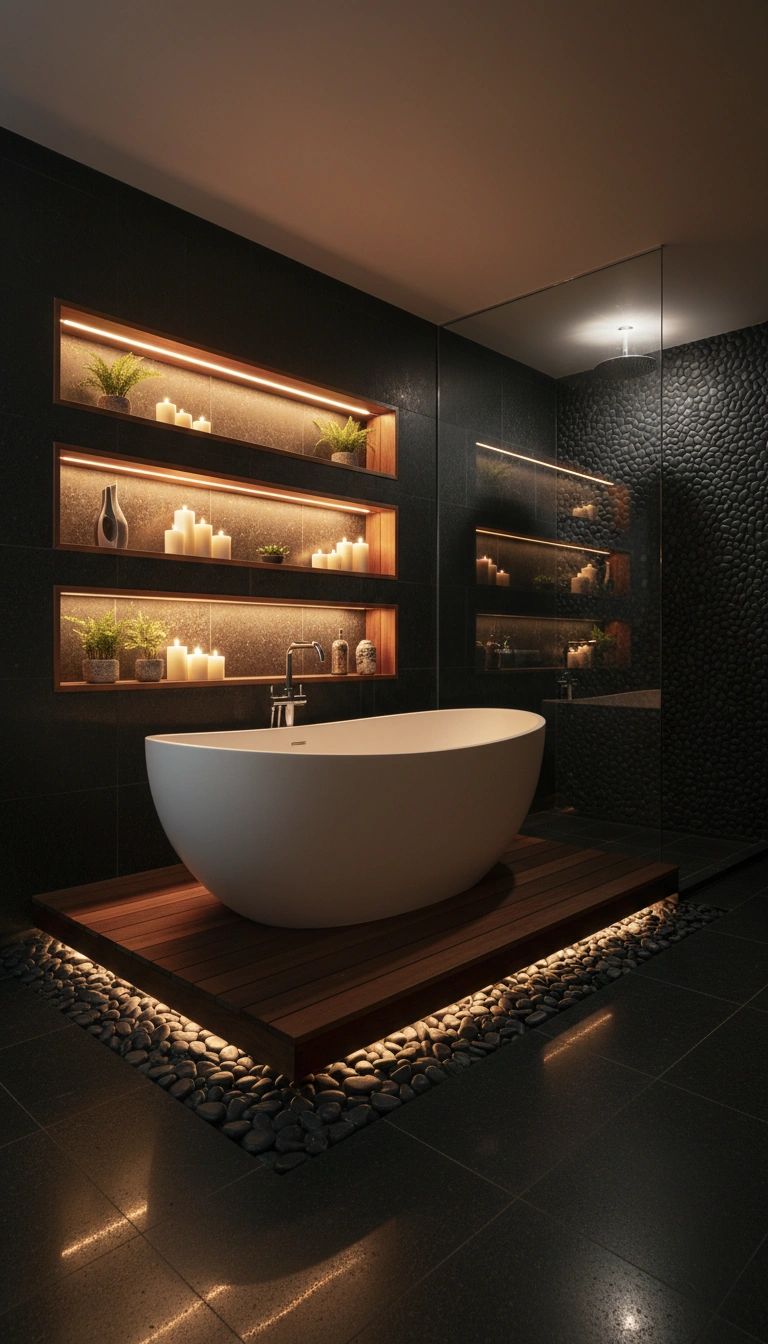 The Sanctuary Bath — completed by The Veazie Group