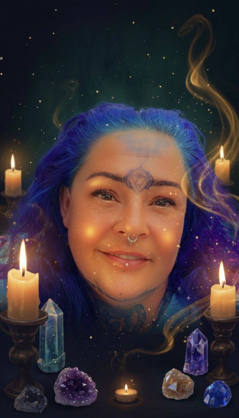 The practitioner of The High Priestess Apothecary