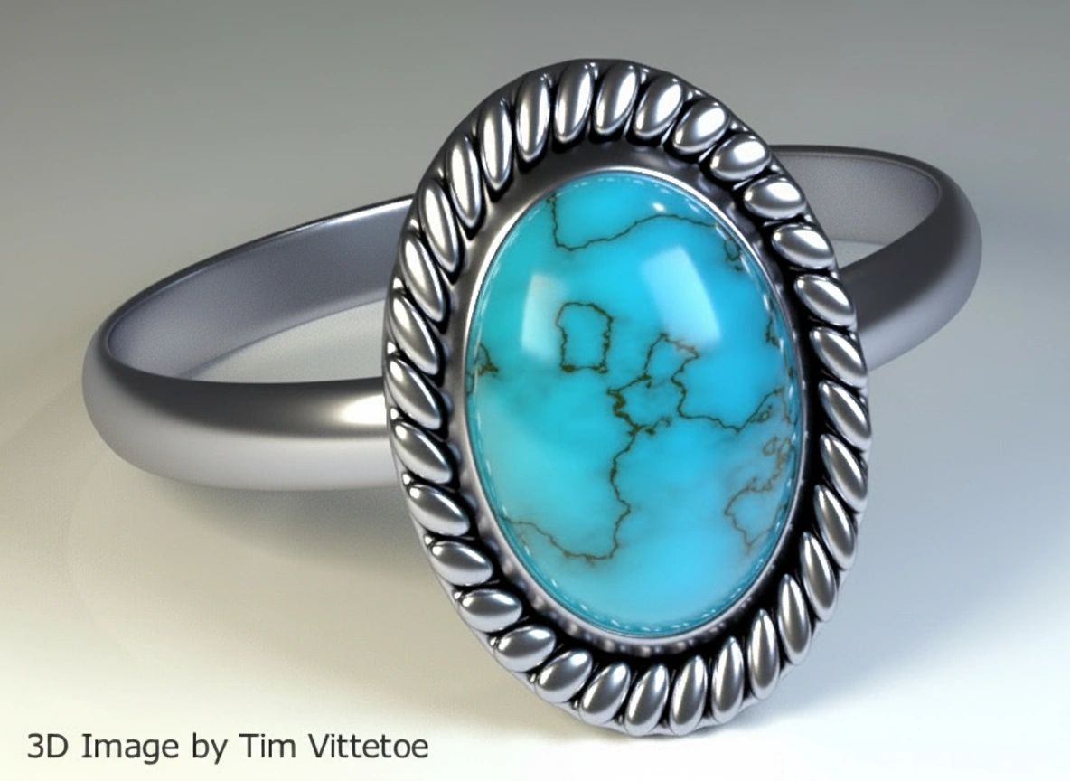 Turquoise Ring Render