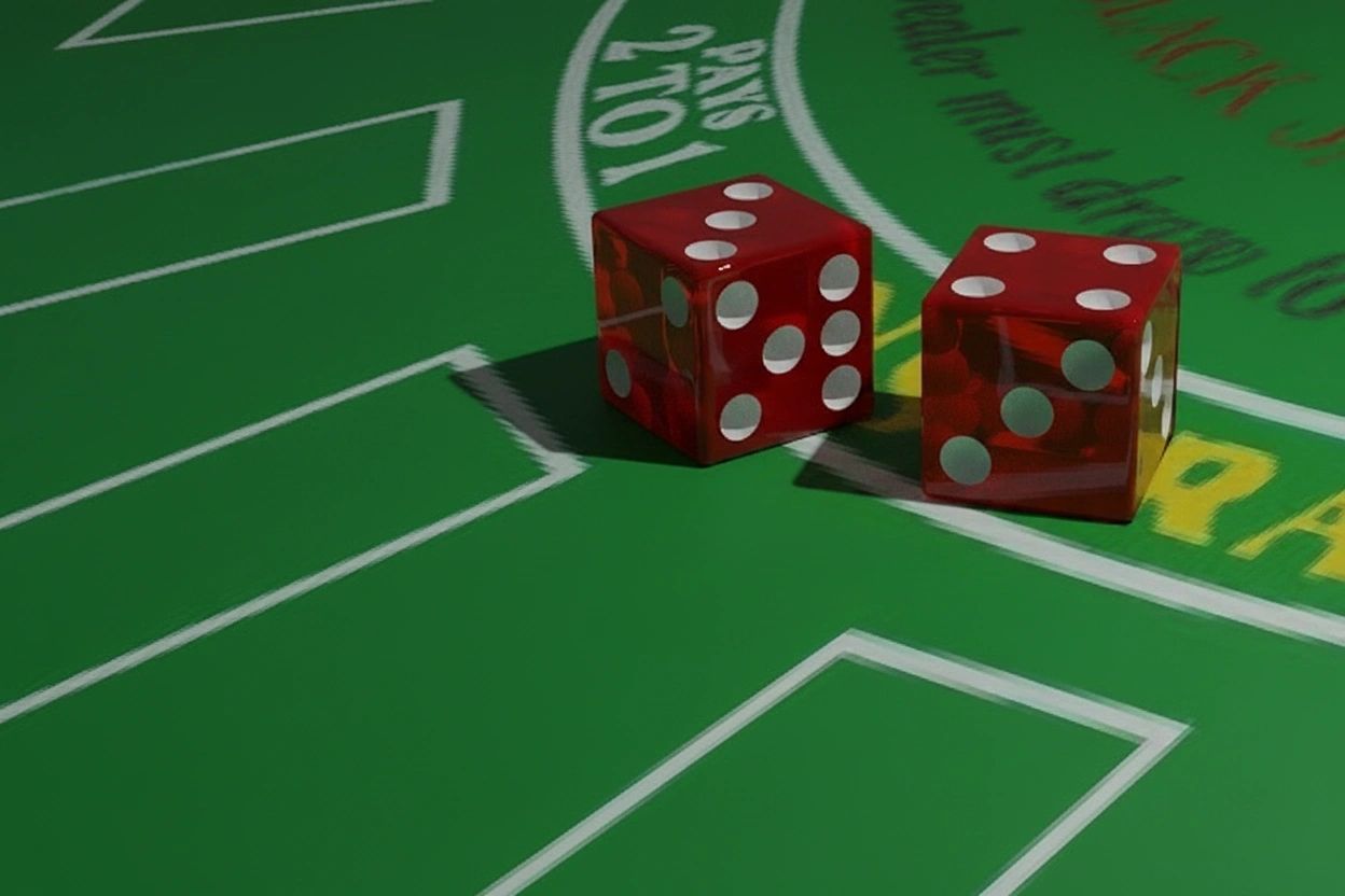 Vegas Lucky 7 Dice Render