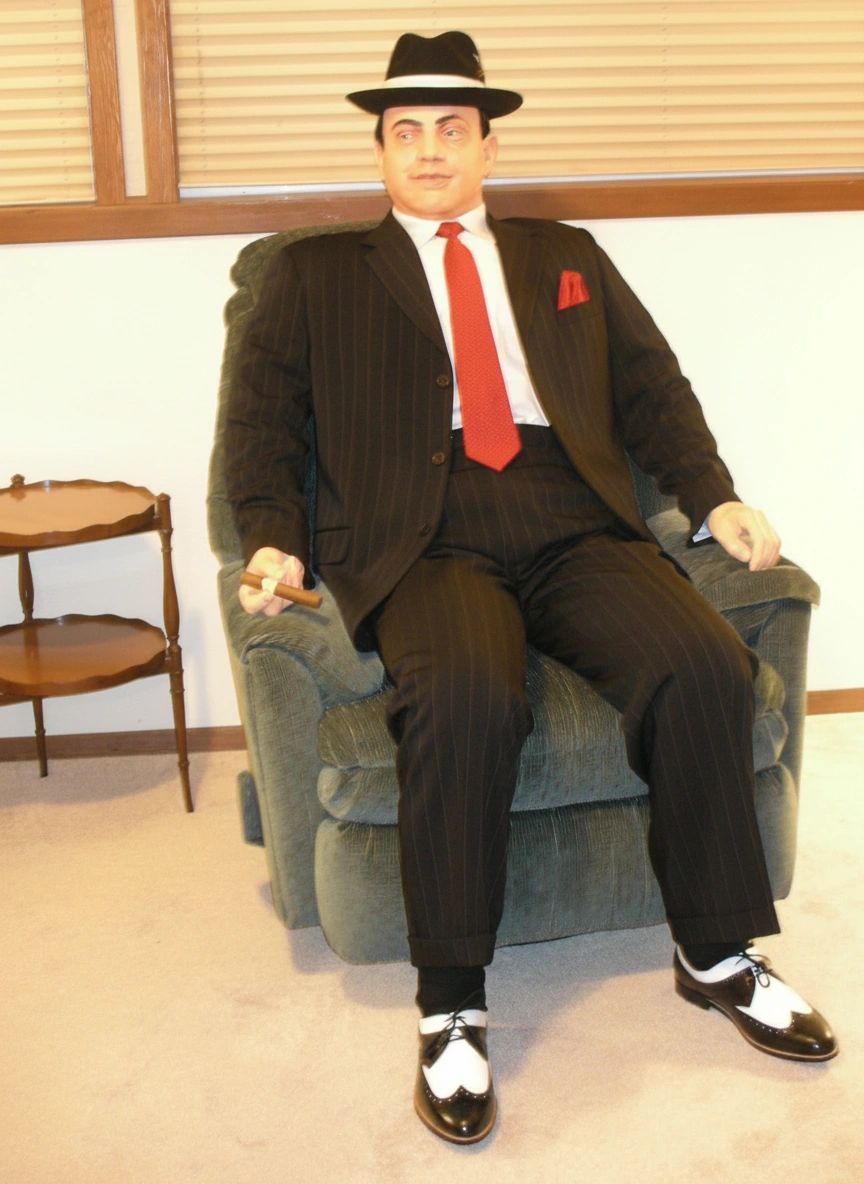 Al Capone Life-size Replica, Hotel Chain Photo Opp