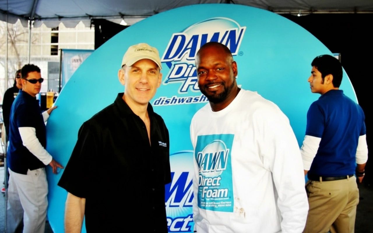 Tim Vittetoe with Football Legend Emmett Smith - Guinness Book of World Records