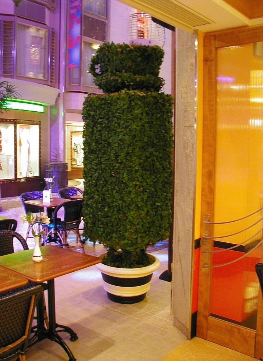 Tea Cup Topiary, Cafe Promenade, Royal Caribbean Cruise Lines