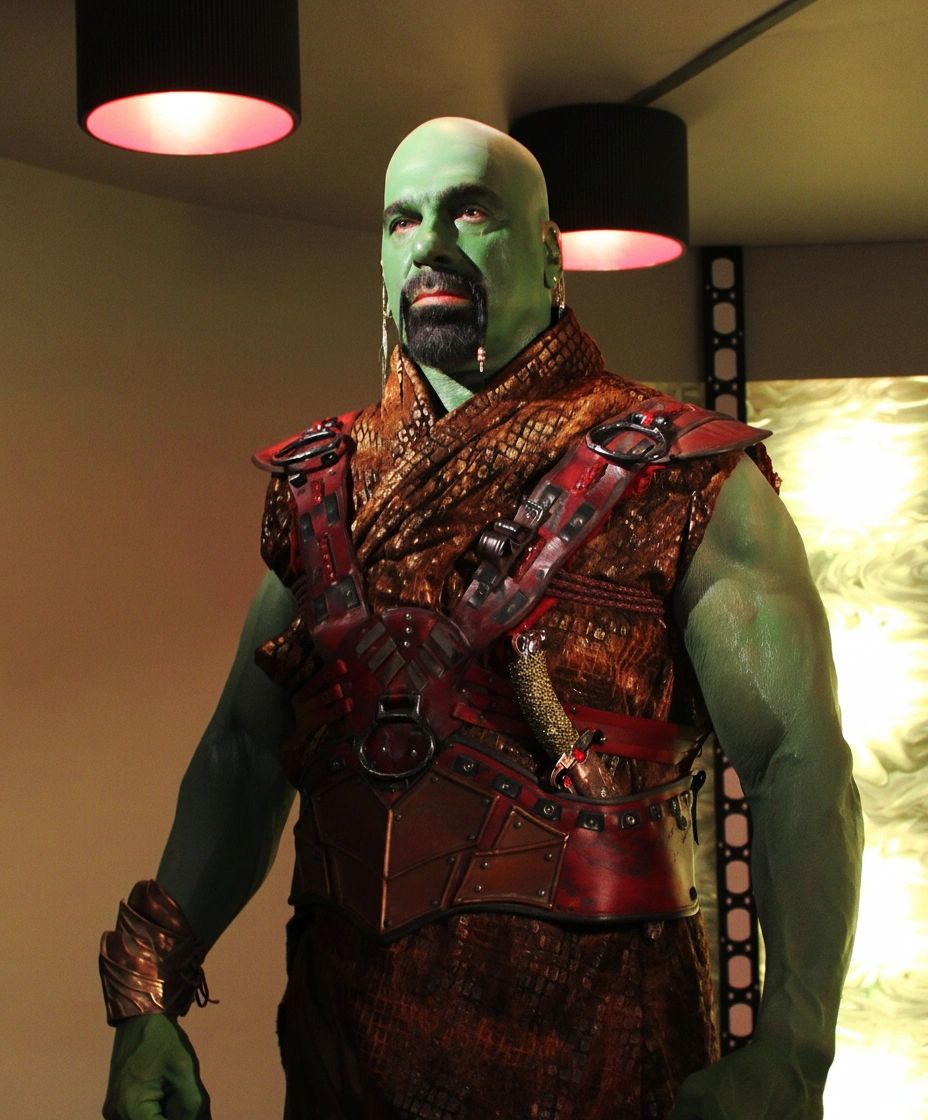 Lou Ferrigno as Zaminhon in Star Trek Continues Episode 2 — makeup by Tim Vittetoe