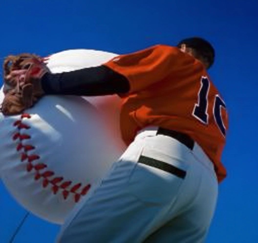 Large Baseball Prop, Wisconsin Lotto Commercial
