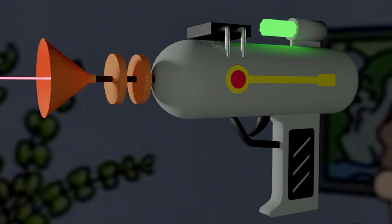 Laser Gun Inspired by Rick and Morty