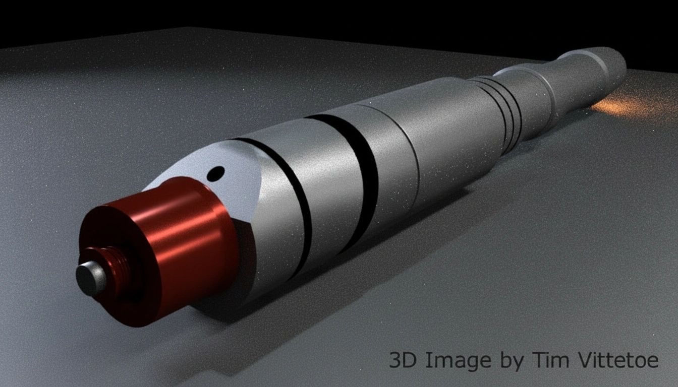 Sonic Screwdriver Render Close-up