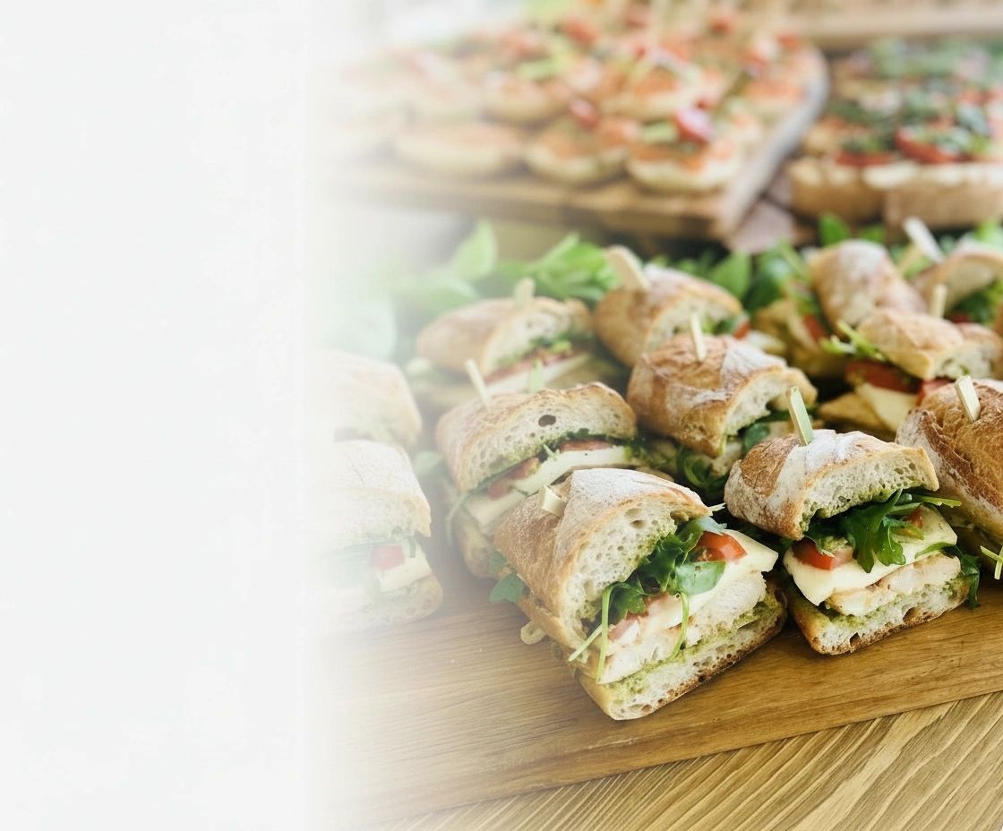 Artisan sandwich platters for corporate catering Los Angeles