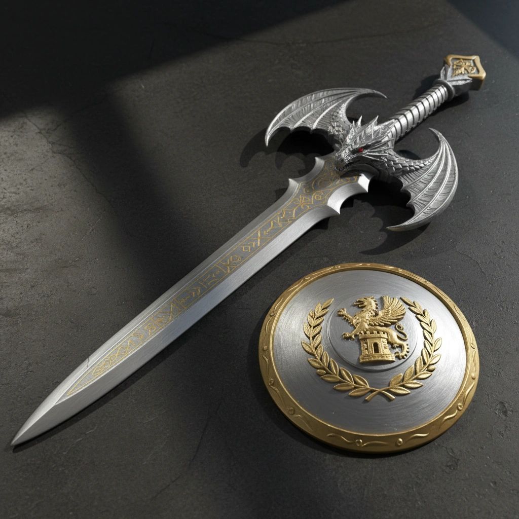 Fantasy Weapon Set — Sword & Shield Bundle