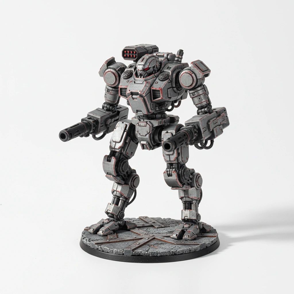Mech Titan X — Cyberpunk Warrior (20cm)