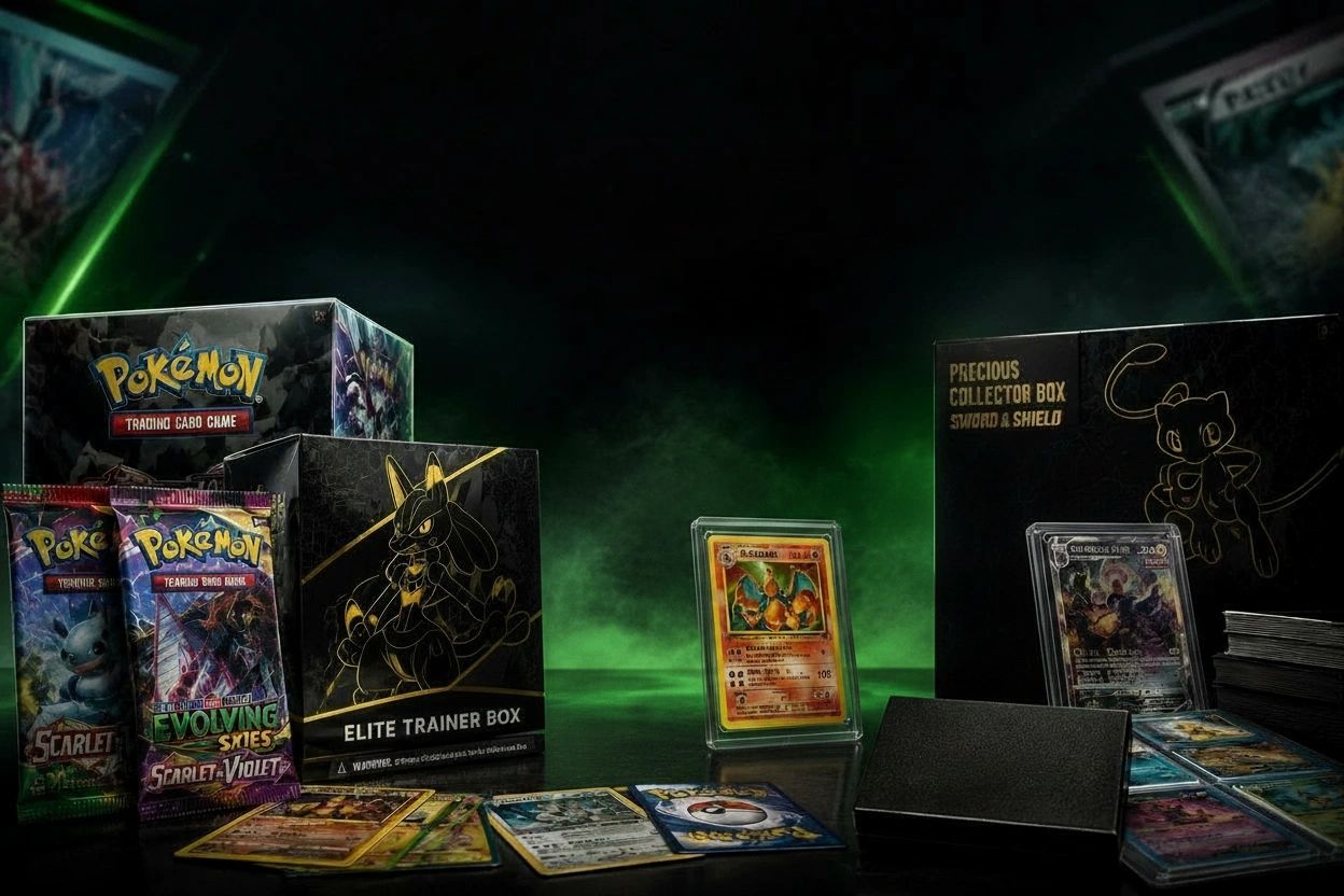 Trading Cards & Collectibles — Pokémon TCG, graded cards and sealed cases