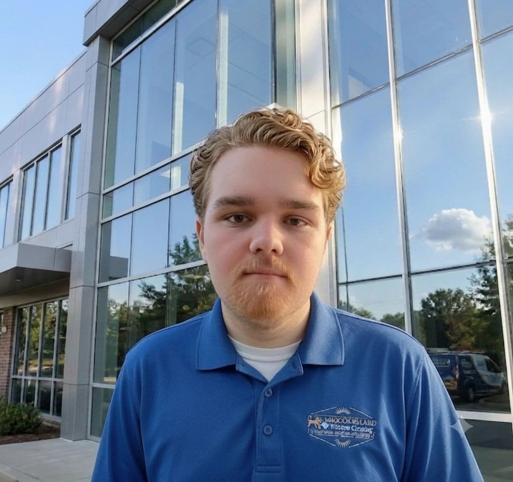 Maddox Bullard, owner of Maddox Bullard Window Cleaning