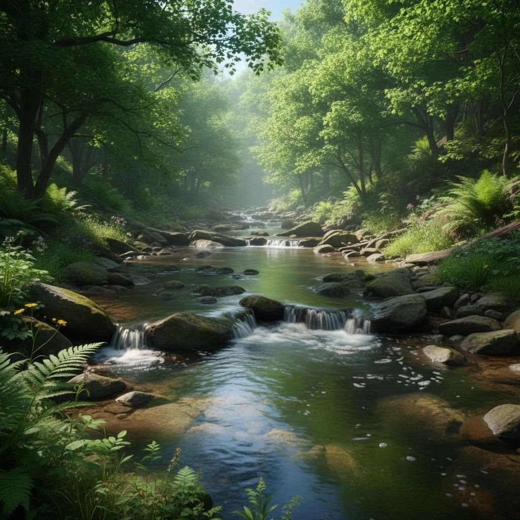 Woodland stream