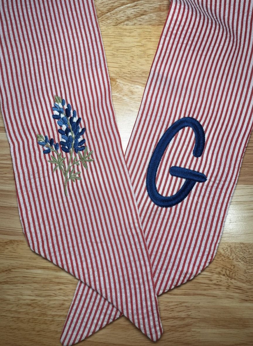 Texas Bluebonnet Sash