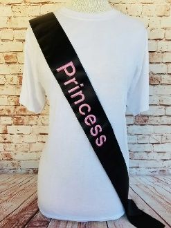 Embroidery Sash Without Trim