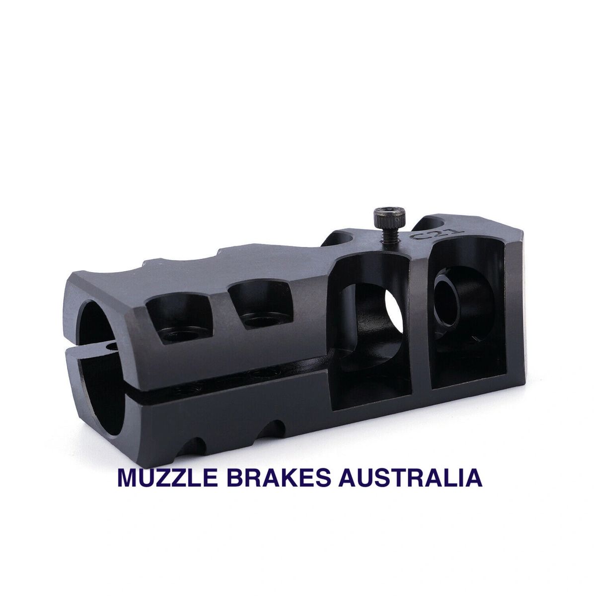 MUZZLE BRAKE PREDATOR CLAMP ON BARREL SIZE (20.320.7MM) CAL 10.5MM/375