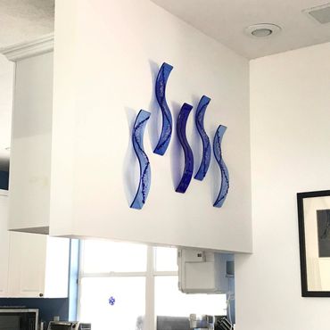  Fine Art Glass Commission installed by Dot Galfond, License to Kiln