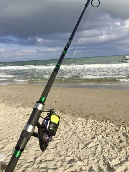 Saltwater Spinning Rods Beach Casting Rod And Reel Combo X 12FT BeachCaster  MAX Sea Fishing Rod